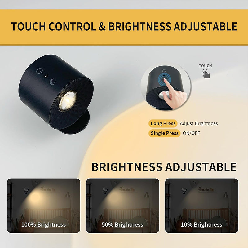 Cordless LED Desk Lamp | Adjustable Timer and Touch Control