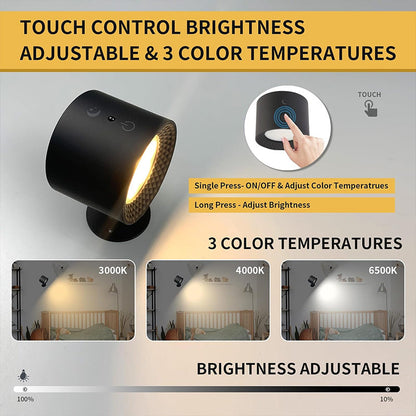 Cordless LED Desk Lamp | Adjustable Timer and Touch Control