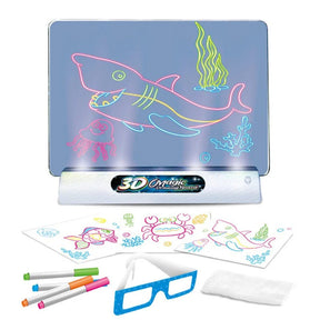 Glowing Drawing Board | Interactive Fluorescent Art Creation