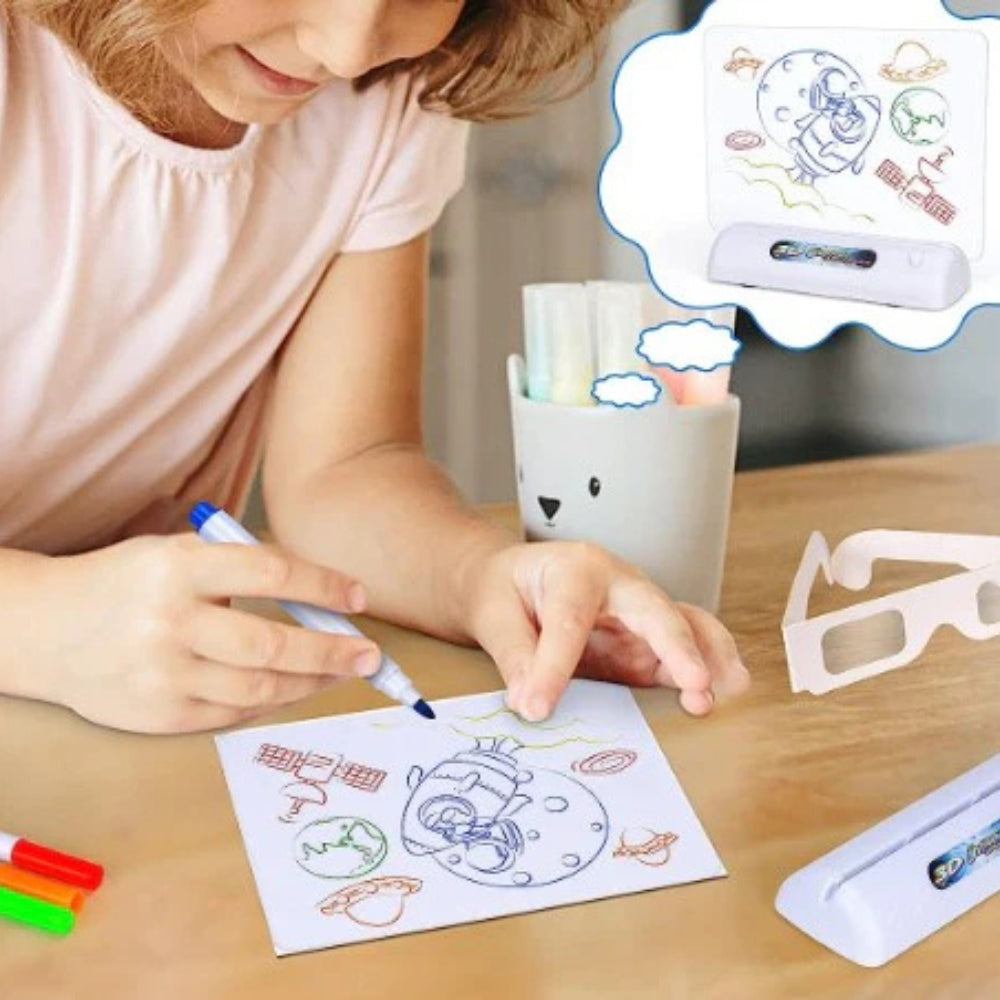 Glowing Drawing Board | Interactive Fluorescent Art Creation