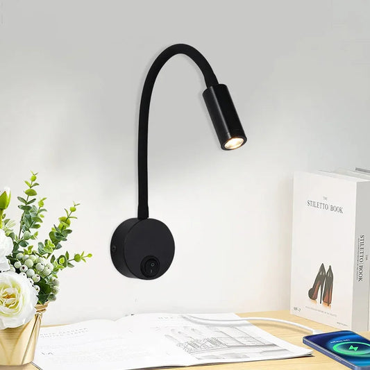 LED Wall Lamp for Reading | Adjustable Arm for Focused Lighting