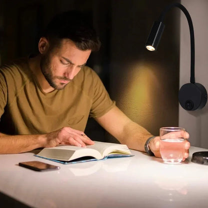 LED Wall Lamp for Reading | Adjustable Arm for Focused Lighting