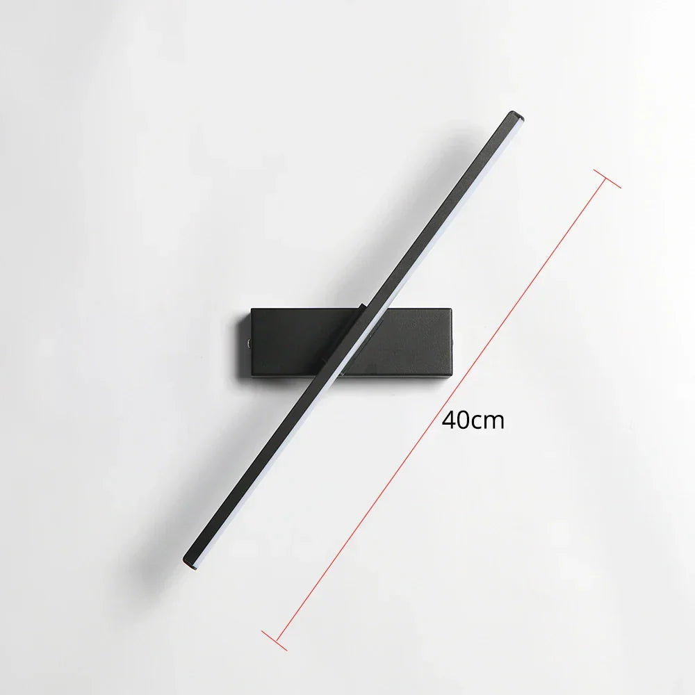 Adjustable LED Wall Lamp | 330° Rotating Light for Bedrooms
