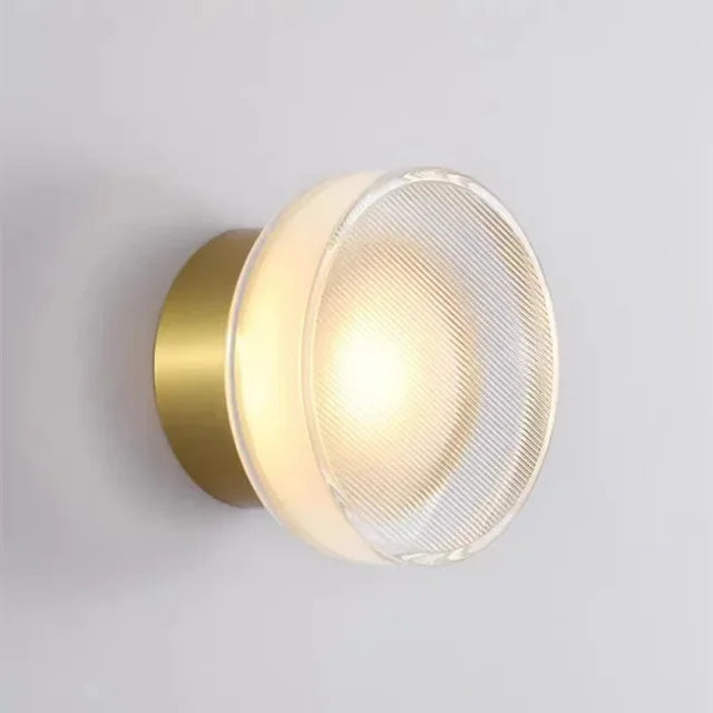 Modern Round Wall Light | Stylish Minimalist Design for Cozy Ambiance