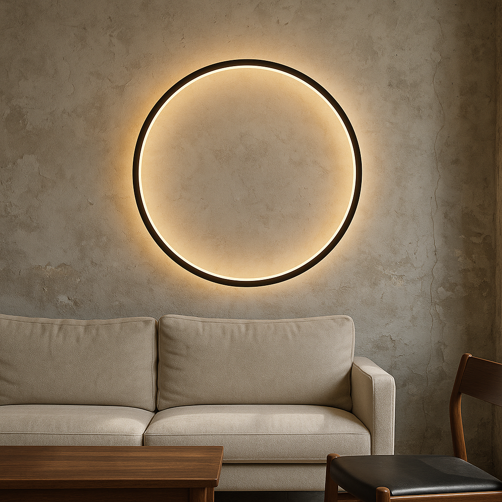 Modern Ring Wall Lamp | Stylish Ambient Lighting Fixture