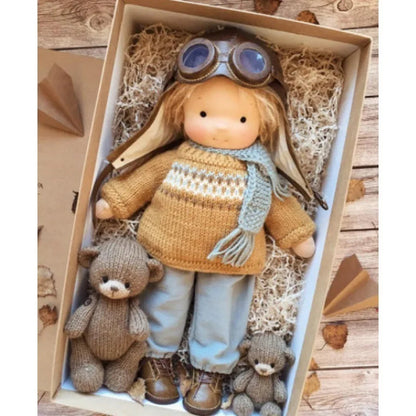 Soft Cotton Plush Doll | Handcrafted for Cozy Play