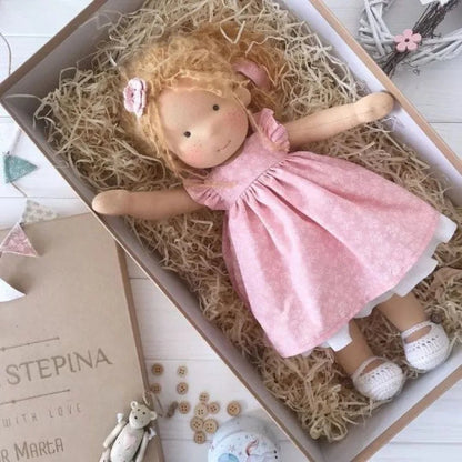 Soft Cotton Plush Doll | Handcrafted for Cozy Play