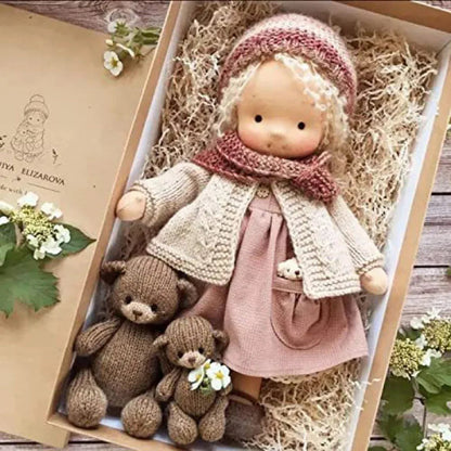 Soft Cotton Plush Doll | Handcrafted for Cozy Play
