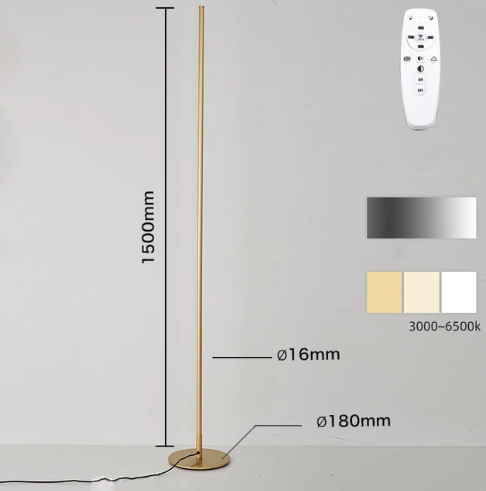 Modern LED Floor Lamp | Adjustable Design for Cozy Atmosphere