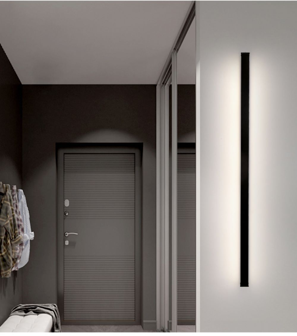 Minimalist LED Wall Lamp | Adjustable Warm-White Illumination