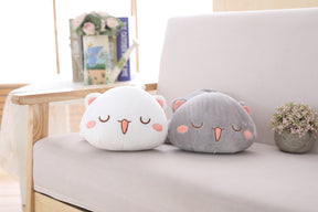 Kawaii Plush Cat Pillow | Soft Cuddly Companion for All Ages