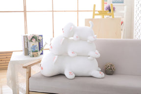 Kawaii Plush Cat Pillow | Soft Cuddly Companion for All Ages