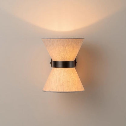 Wabi Sabi Wall Lamp | Elegant Silk Shade for Warm Ambiance
