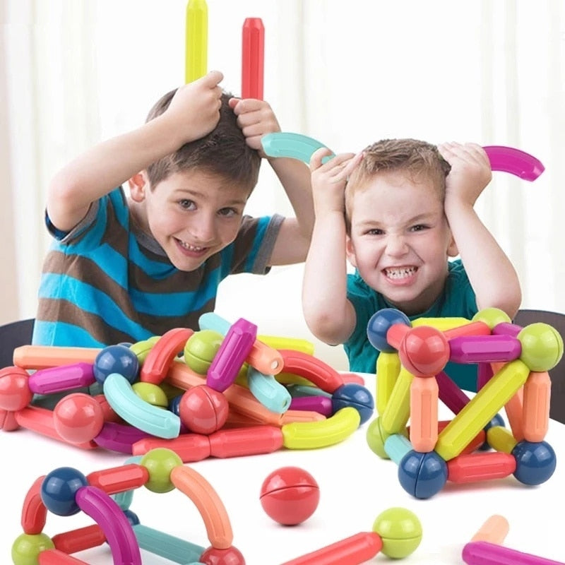 Magnetic Building Blocks Set | Enhance Creativity and Coordination