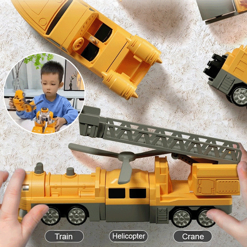 Magnetic Building Blocks Set | 26-Piece Vehicles and Robots