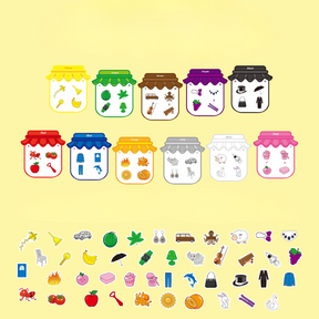 Magnetic Learning Stickers for Kids | Montessori-Inspired Color Recognition Fun