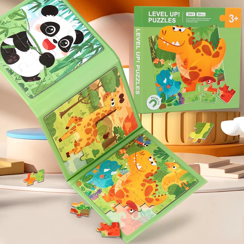 Magnetic Animal Puzzle Book | Engaging Skill-Building Fun