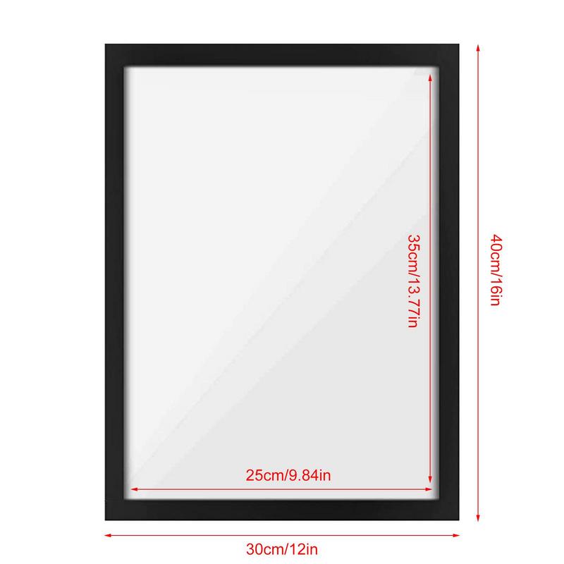 Magnetic Picture Frame 30x40cm | Durable PVC, Effortless Setup