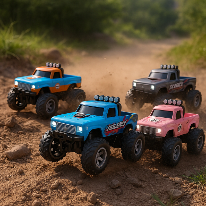 Mini Monster Truck | Ultra-Compact, Realistic LED Lights