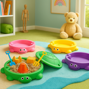 Turtle Sensory Sandbox Kit | Boost Creativity and Focus