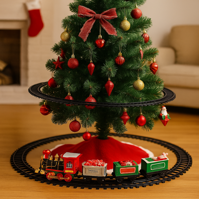 Christmas Tree Train Set | Magical Holiday Fun for Families