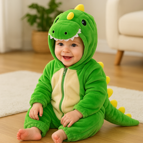Dinosaur Fleece Onesie | Ultra Soft and Cozy Design