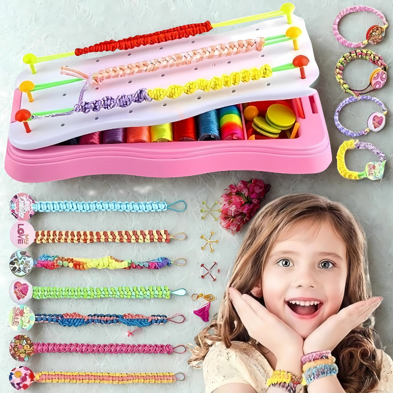 DIY Bracelet-Making Kit | Colorful Beads and Loom