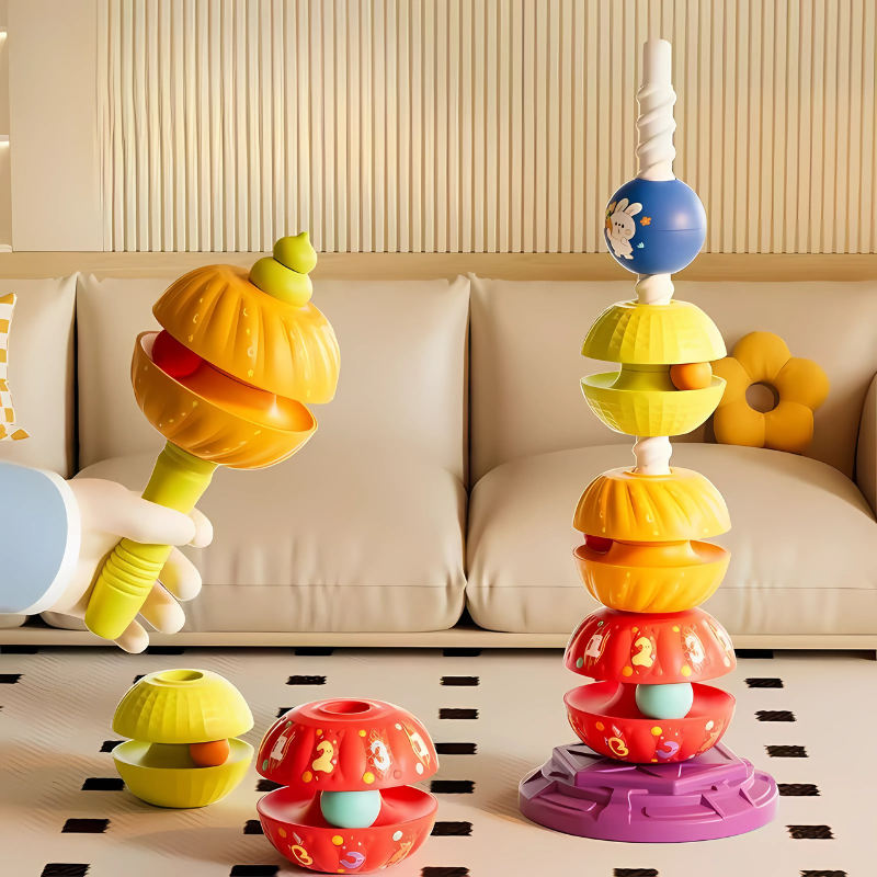 Colorful Stacking Toy | Develops Motor Skills and Coordination