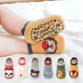 Non-Slip Baby Socks | Soft Cotton Comfort with Cute Designs