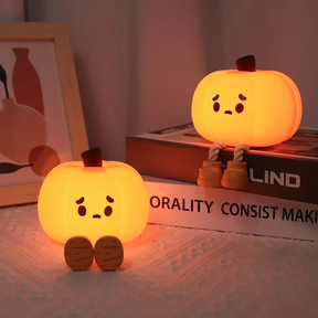 Pumpkin Night Light for Kids | Adjustable Brightness and Water-Resistant Design