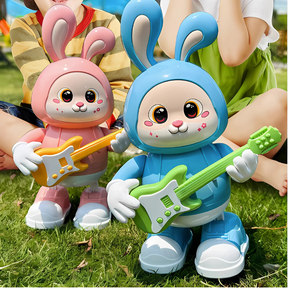 Guitar-Playing Bunny Toy | Engaging Music and Light Experience