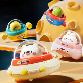 Push-Button Flying Saucer Set | Safe, Durable, Skill-Developing Toy