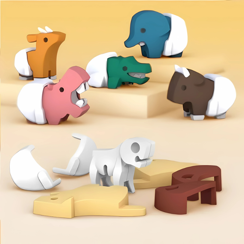 3D Animal Puzzle Toy | Stimulates Imagination and Problem Solving