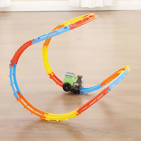 3D Train Track Adventure | Interactive Play with Lights and Sounds