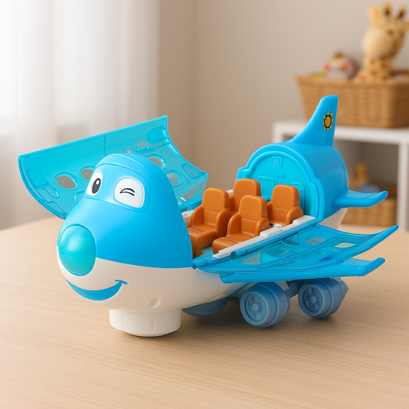 Electric Plane Toy with Lights | Inspires Imaginative Play and Fun