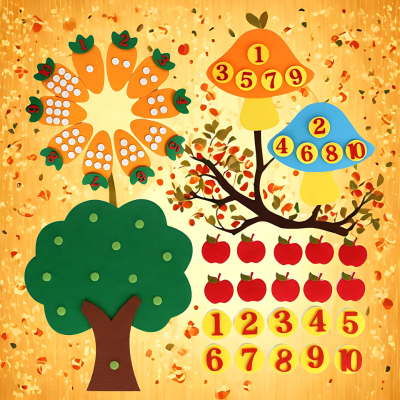 Playful Learning Numbers Set | Stimulates Imagination and Coordination