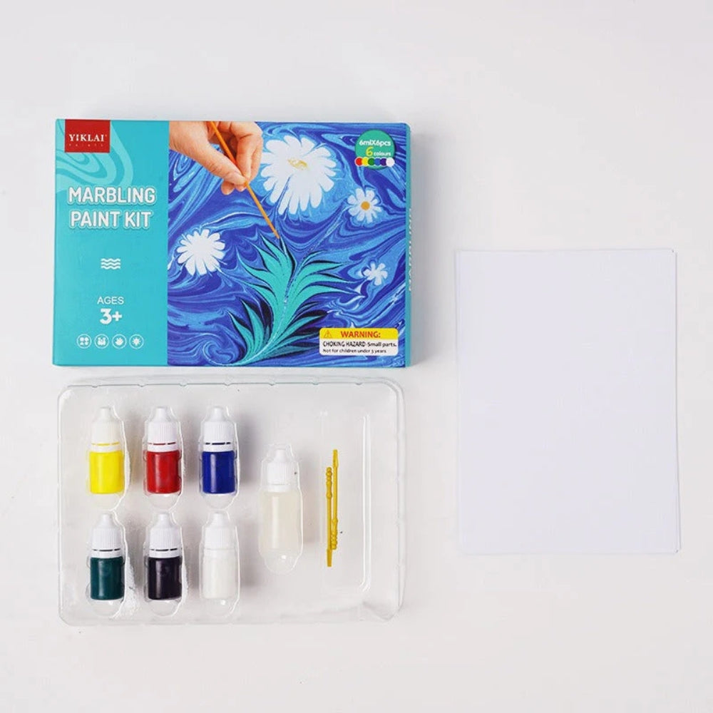 Water Marbling Art Kit | Interactive Swirl Tools for Creative Play