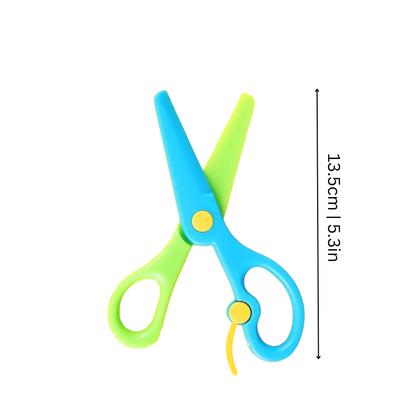 Child-Safe Craft Scissors | Colorful, Easy-to-Use Design