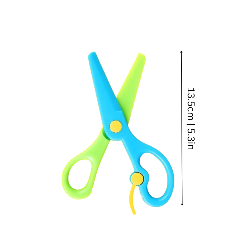 Child-Safe Craft Scissors | Colorful, Easy-to-Use Design