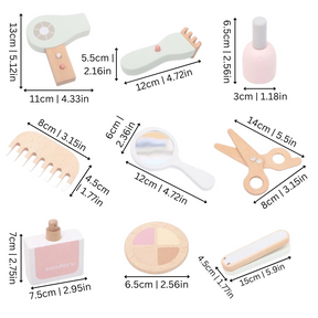 Wooden Makeup Play Set | Eco-Friendly Role Play Kit