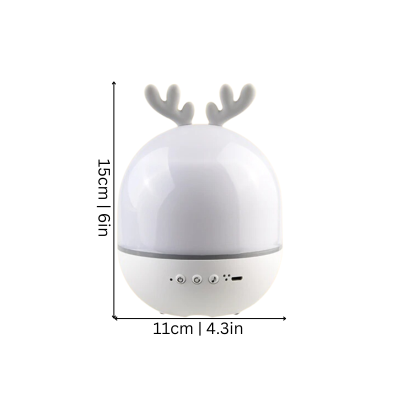 Star Projector Night Light | Music Box with Dreamy Scenes