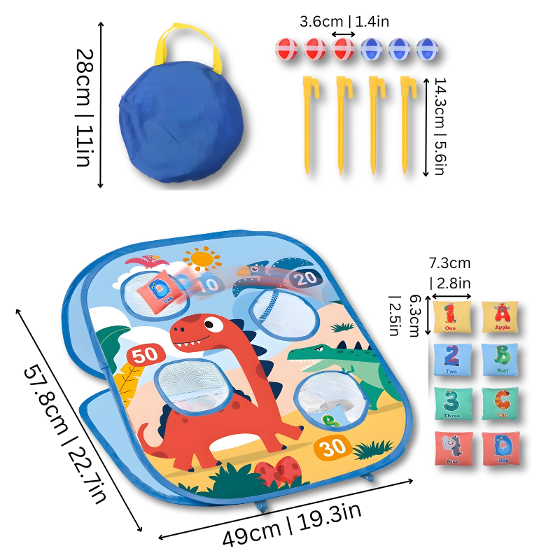 3-in-1 Bean Bag Toss Game | Fun Indoor and Outdoor Play