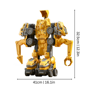 Construction Vehicle Set | 5-in-1 Transforming Robot Adventure