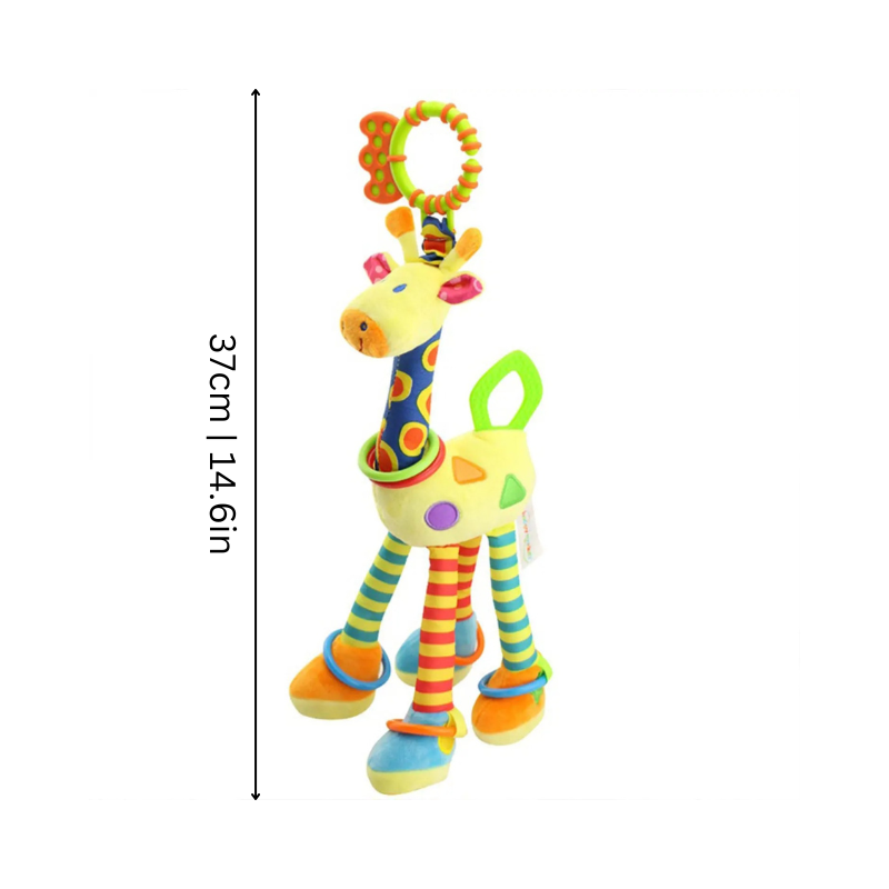Teething Ring and Sensory Rattle | Soothes Teething Discomfort and Stimulates Development