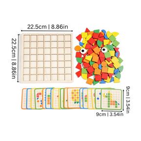Interactive Montessori Puzzle Set | Safe, Eco-Friendly Learning Toy