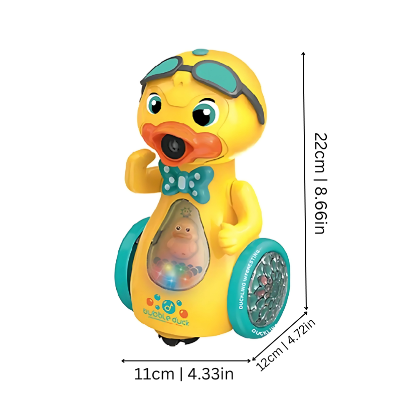 Interactive Dancing Duck Toy | Light-Up Bubbles and Music