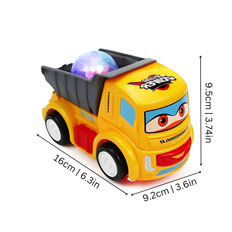 Transforming Robot Truck | Lights, Music, and Bump-and-Go Fun