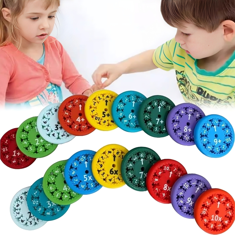 Educational Fidget Spinner Toy | Colorful Math Learning Tool for Kids