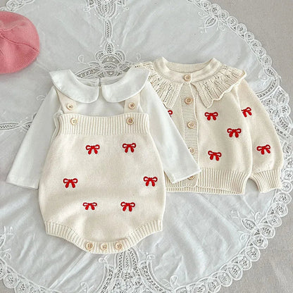Girls' Cozy Knit Clothing Set | Warm & Stylish Outfit for Play
