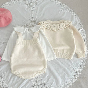 Girls' Cozy Knit Clothing Set | Warm & Stylish Outfit for Play